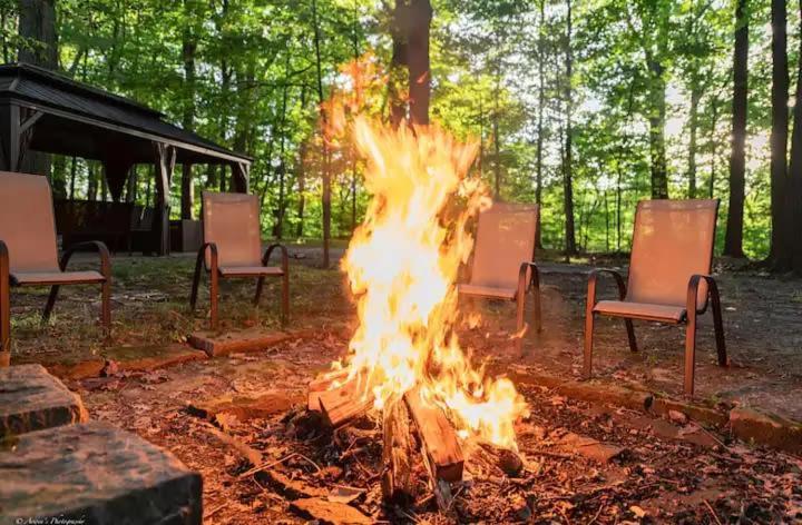 Log Cabin - Natures Oasis - Fire Pit & Gazebo Cleveland Eksteriør billede